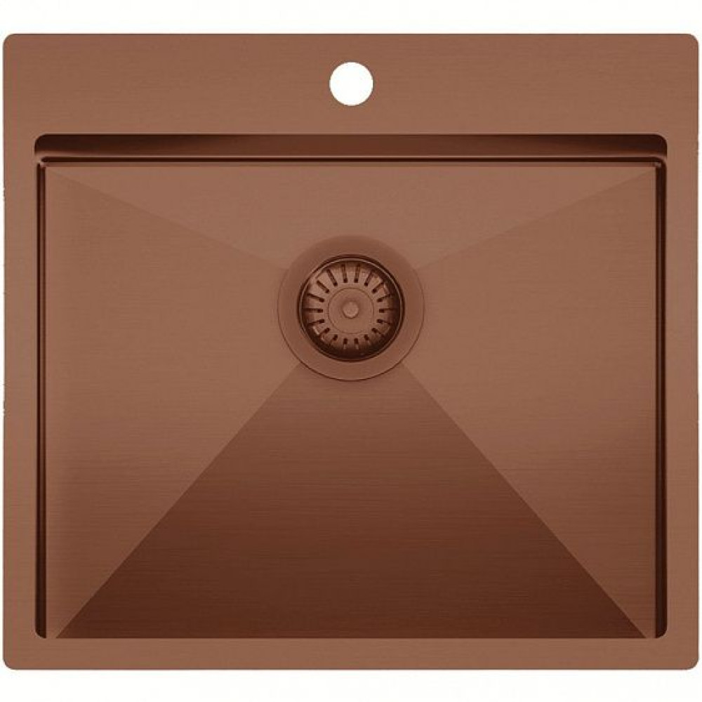Кухонная мойка TopZero ColorX TNL550.505 GOLD ROSE, медь