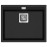 Кухонная мойка AQUASANITA Delicia SQD100AW (black metallic 601)