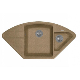 Кухонная мойка FLORTEK Крокус 980 коричневый (23.040.E0980.105)
