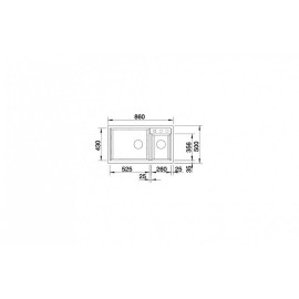 Кухонная мойка BLANCO metra 9 (513269)