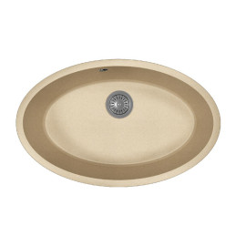 Кухонная мойка FLORENTINA Вега Овал бежевый 22.430.E0650.104