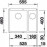 Кухонная мойка Blanco SUBLINE 340/160-U SILGRANIT кофе (чаша слева) с отв.арм. InFino (арт.523557)