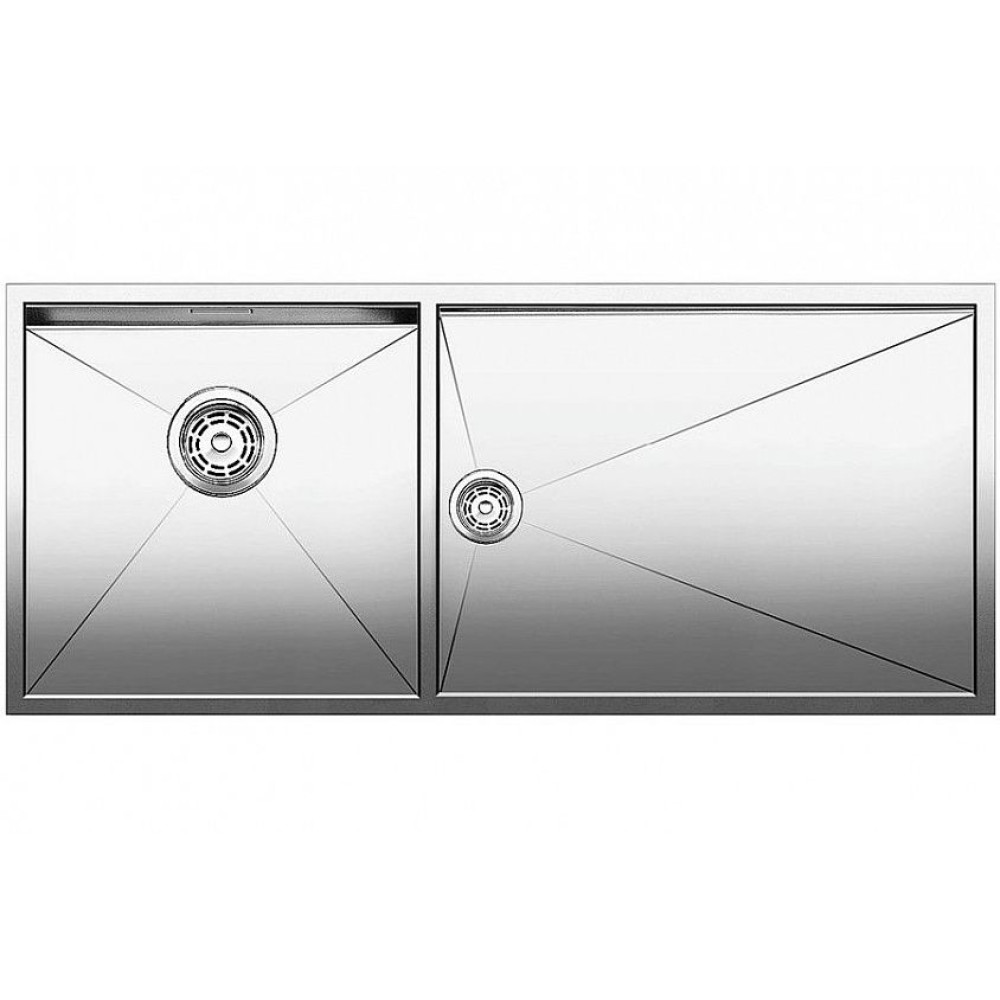 Мойка BLANCO 521605 BLANCO ZEROX 400/550-Т-U чаша слева нерж. сталь зерка