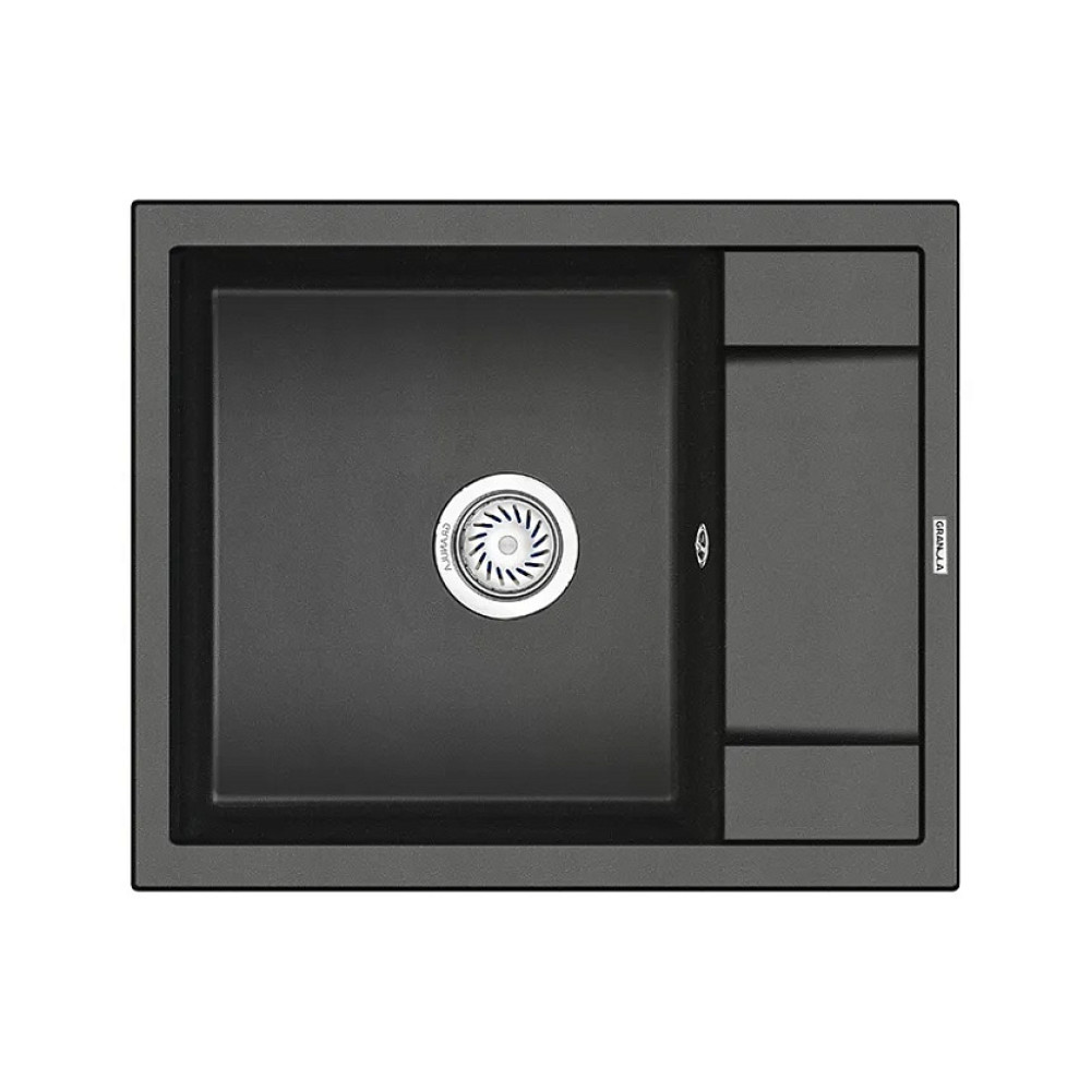 Кухонная мойка GRANULA GR-6002 чёрный