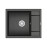 Кухонная мойка GRANULA GR-6002 чёрный