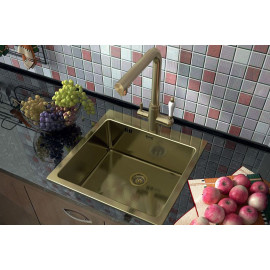 Мойка ZORG INOX PVD SZR-51 бронза