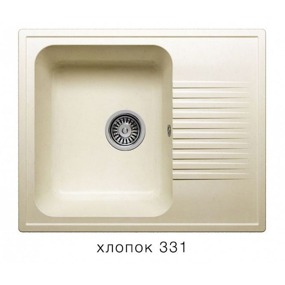 Кухонная мойка POLYGRAN F-07 хлопок №331