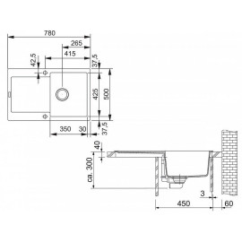 Кухонная мойка FRANKE mrg 611 ваниль (114.0296.487)