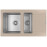 Кухонная мойка FLORENTINA Комби 860К песочный (21.410.D0860.107)