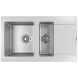 Кухонная мойка FLORENTINA Комби 860К жасмин (21.410.D0860.201)