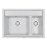 Кухонная мойка GRANULA KS-7302 арктик