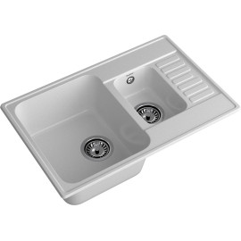 Кухонная мойка GRANFEST QUARZ GF-Z 21К серый