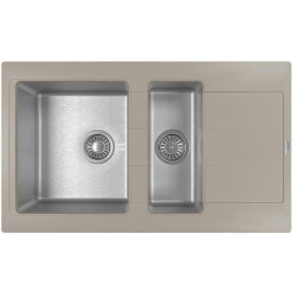 Кухонная мойка FLORENTINA Комби 860К грей (21.410.D0860.305)
