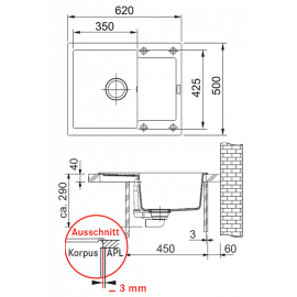 Мойка FRANKE 114.0313.271 mrg 611-62 миндаль