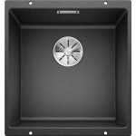 Кухонная мойка Blanco SUBLINE 400-U SILGRANIT антрацит с отв.арм. InFino (арт.523422)