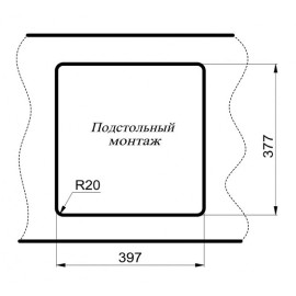 Кухонная мойка MILACIO Leon 45 Cuarzo MC.77094 бежевый
