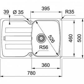 Мойка Franke AZG611-78стоп-,графит (114.0537.774)