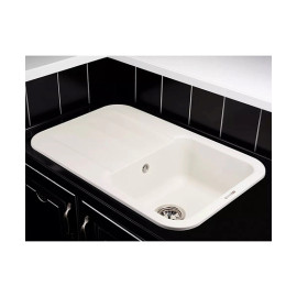 Кухонная мойка KUPPERSBERG LIRA 1B1D WHITE