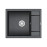 Кухонная мойка GRANULA GR-6002 шварц