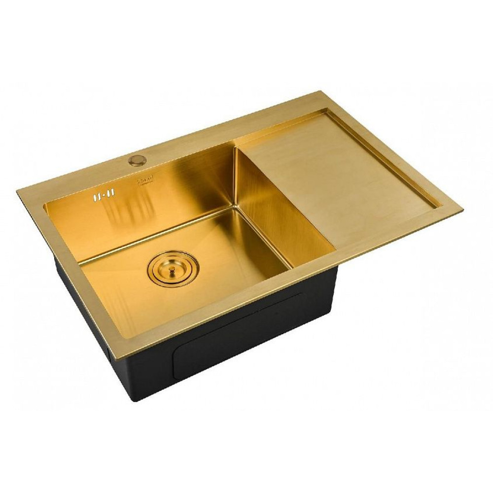 Кухонная мойка ZORG SZR-7851-L BRONZE