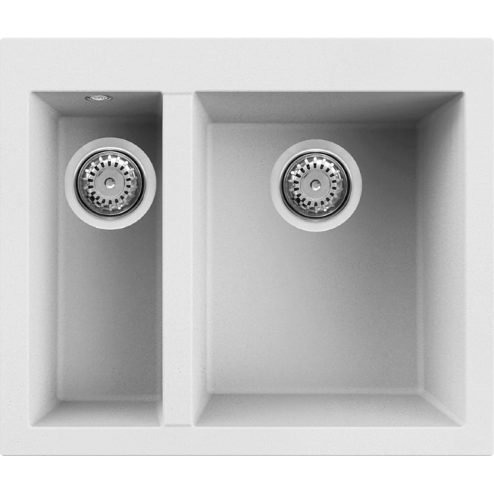 Кухонная мойка ELLECI Quadra 150 Undermount White K96