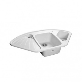 Кухонная мойка GRANFEST Corner GF-C1040E иней