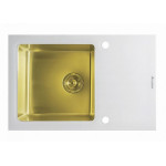 Мойка Seaman Eco Glass SMG-780W Gold (PVD)