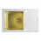 Мойка Seaman Eco Glass SMG-780W Gold (PVD)