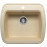 Кухонная мойка KRONA MAGNET 1B 570x500 CREAM