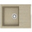 Кухонная мойка ZETT lab 150/Q5 песок T150Q005