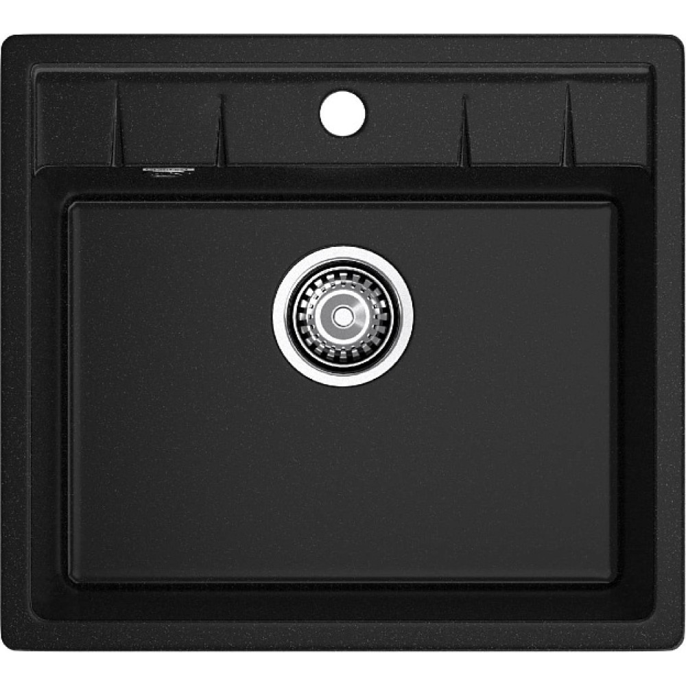 Кухонная мойка GRANFEST Quadro GF-Q561 чёрный