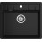 Кухонная мойка GRANFEST Quadro GF-Q561 чёрный