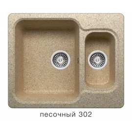 Кухонная мойка POLYGRAN F-09 песочный №302
