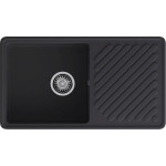 Кухонная мойка GRANFEST QUARZ GF-ZL53 чёрный