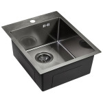 Кухонная мойка EMAR EMB-128A PVD Nano Dark