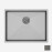 Кухонная мойка PAULMARK Next-580 PM215444-GM