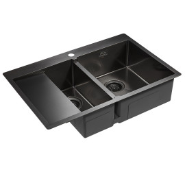 Кухонная мойка PAULMARK Union PM537851-GMR