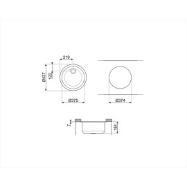 Кухонная мойка SMEG VFU43SFR