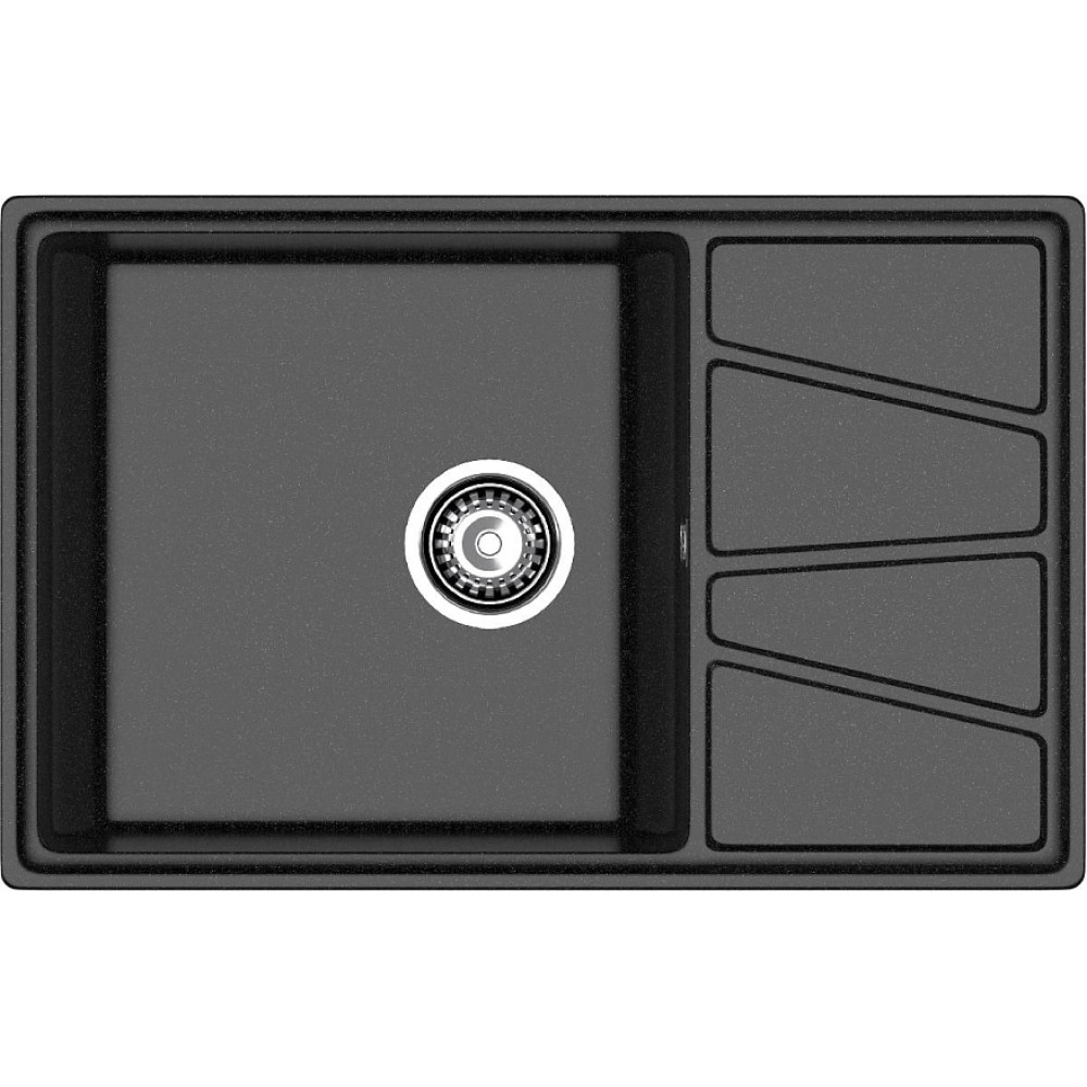 Кухонная мойка GRANFEST VERTEX GF-V-780L черный