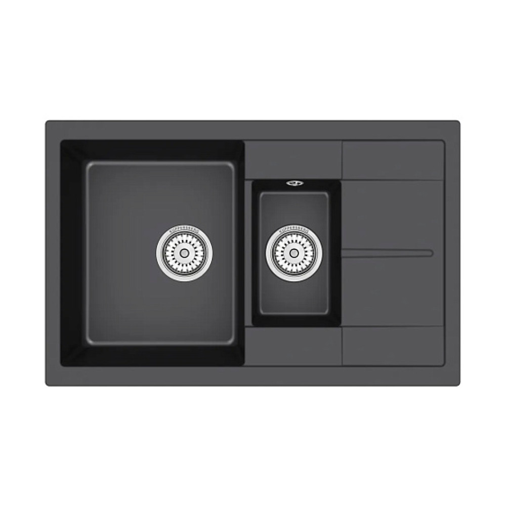 Кухонная мойка KUPPERSBERG MODENA 60 NL 1,5B1D DEEP BLACK