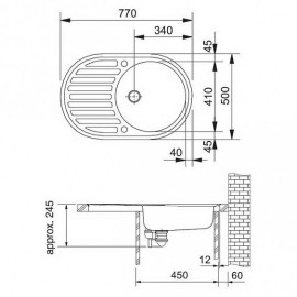 Мойка FRANKE 114.0359.949 FRANKE ROG 611 3.5 ,шоколад, стоп-вент