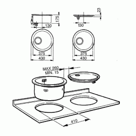 Кухонная мойка SMEG 10i3p
