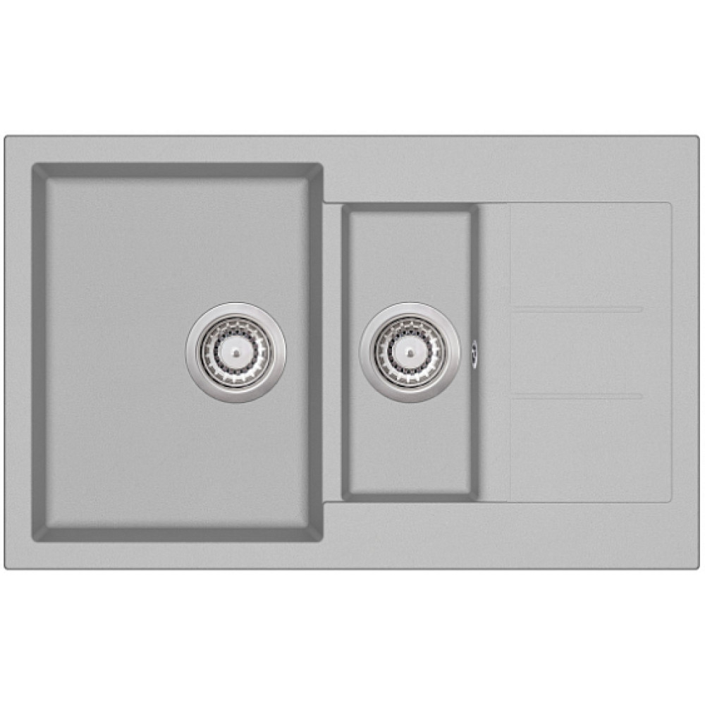 Кухонная мойка AQUASANITA Tesa SQT151AW (alumetallic 202)