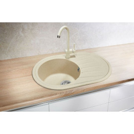 Кухонная мойка Granula ST-7601 бежевый