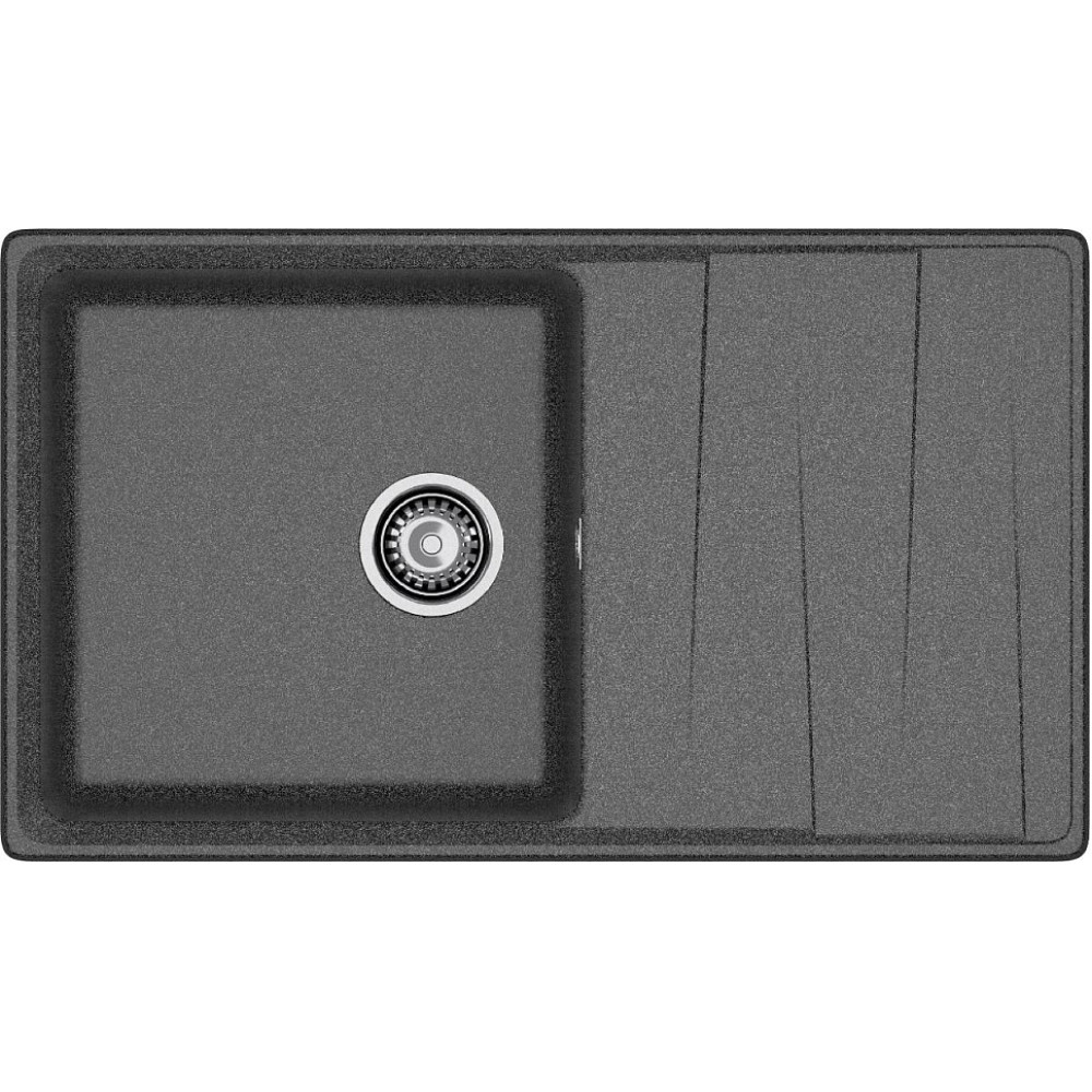 Кухонная мойка GRANFEST GF-LV-860L графит