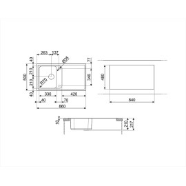 Кухонная мойка SMEG LZ861A2