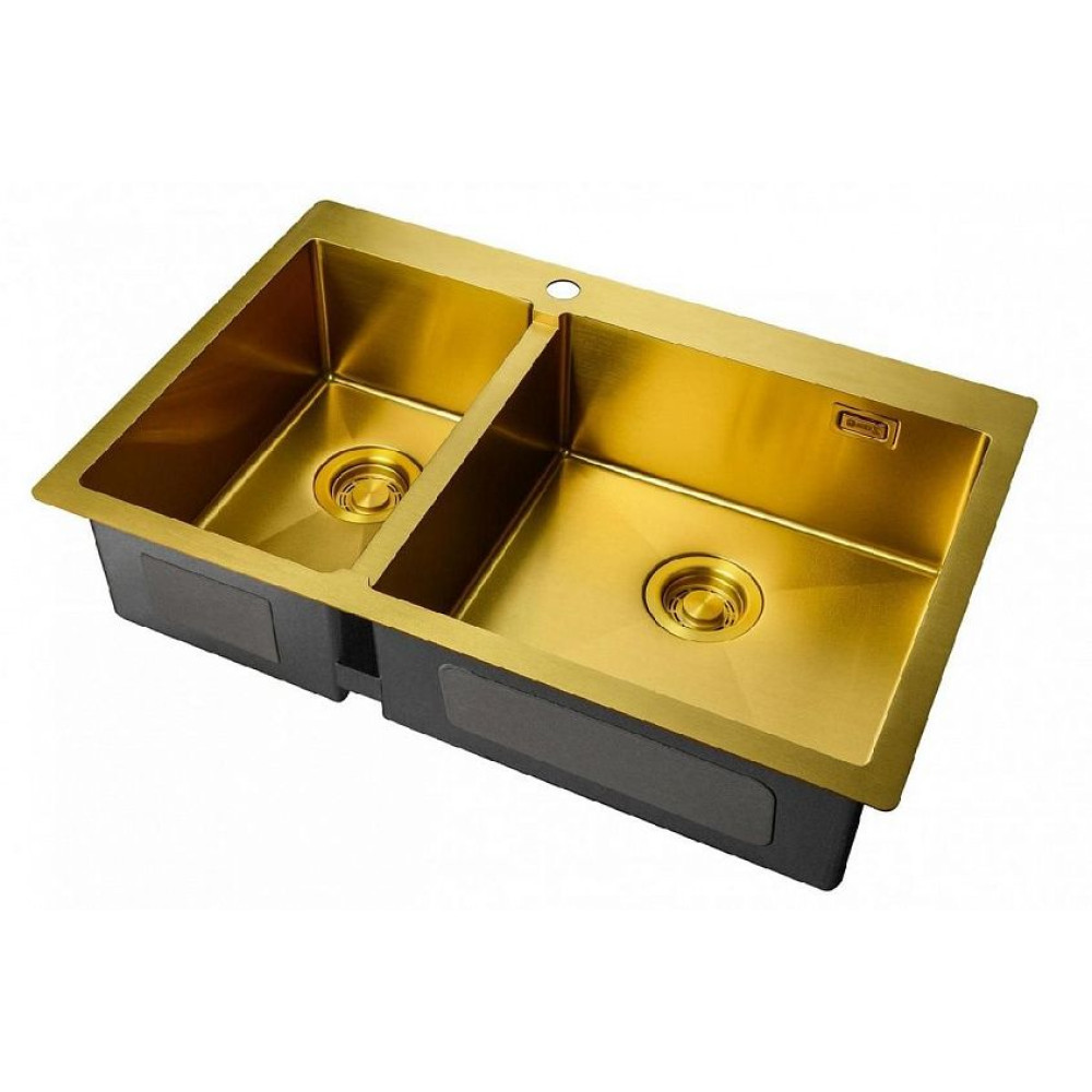 Кухонная мойка ZORG ZL R 780-2-510-R BRONZE