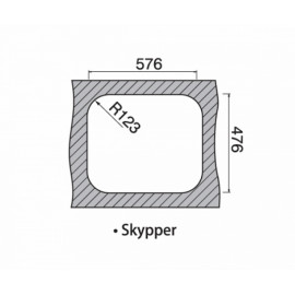 Кухонная мойка RODI Skypper Matt 3,5 x2 (pallet)