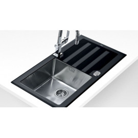 Мойка кухонная Teka LUX 1B 1D 86 black (art.12129008)