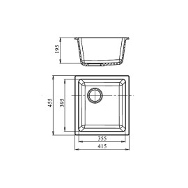 Кухонная мойка EWIGSTEIN EW-3540 иней
